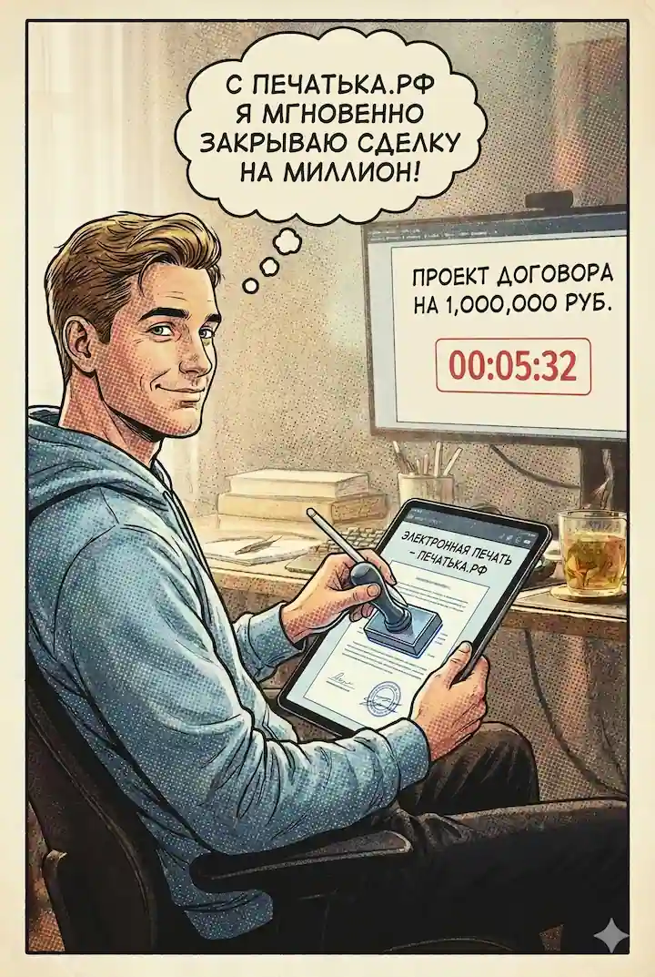 Рекламная картинка Печатька 1